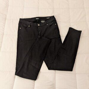 Buffalo David Bitton black mid rise skinny jeans